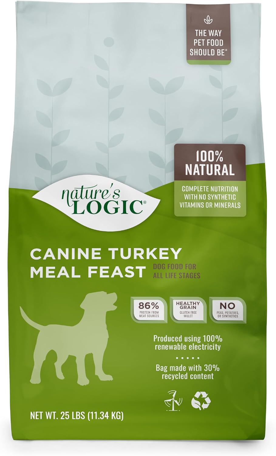 Nature’s Logic Canine Turkey Meal Feast Dry Dog Food – Gallery Image 1