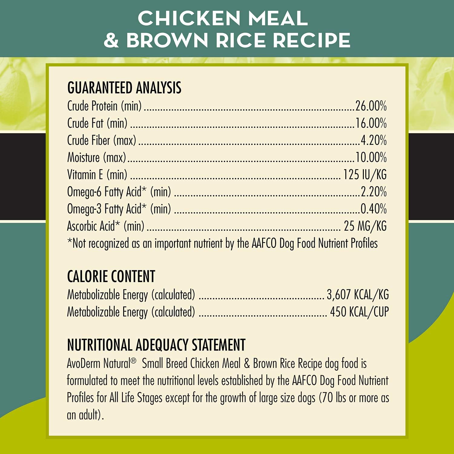 AvoDerm Small Breed Chicken Meal & Brown Rice Recipe Dry Dog Food – Gallery Image 6