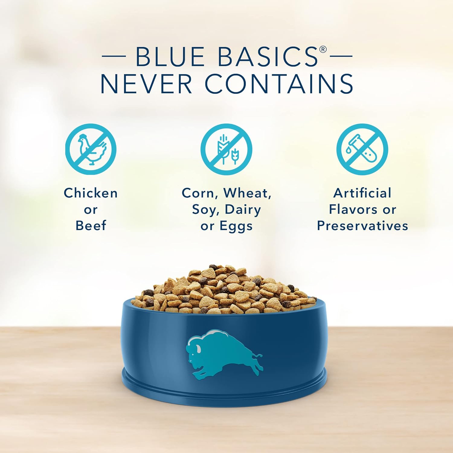 Blue Basics Limited Ingredient Diet Senior Turkey and Potato Recipe Dry Dog Food – Gallery Image 7