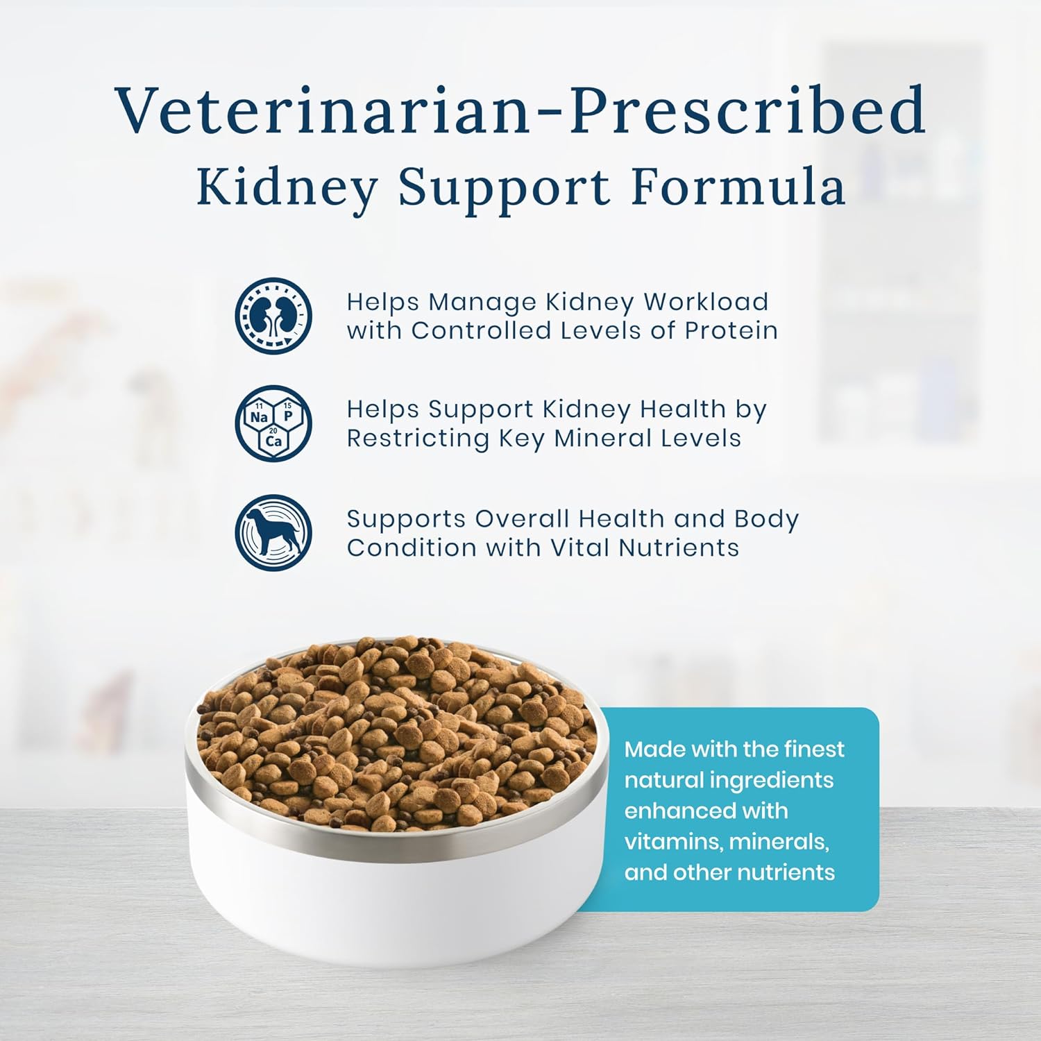 Blue Natural Veterinary Diet KS Kidney Support Dry Dog Food – Gallery Image 3
