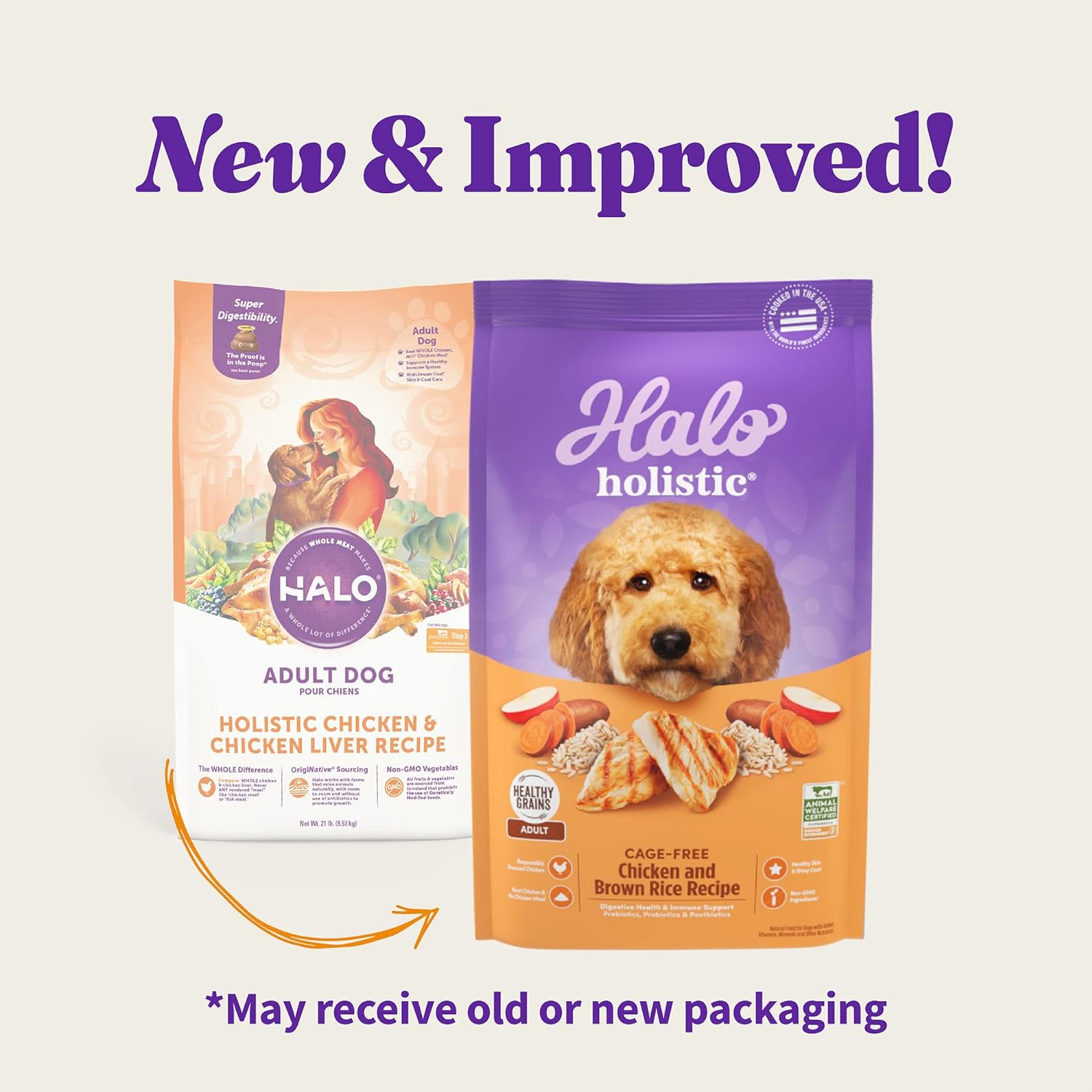 Halo Adult Holistic Chicken & Chicken Liver Recipe Dry Dog Food – Gallery Image 2