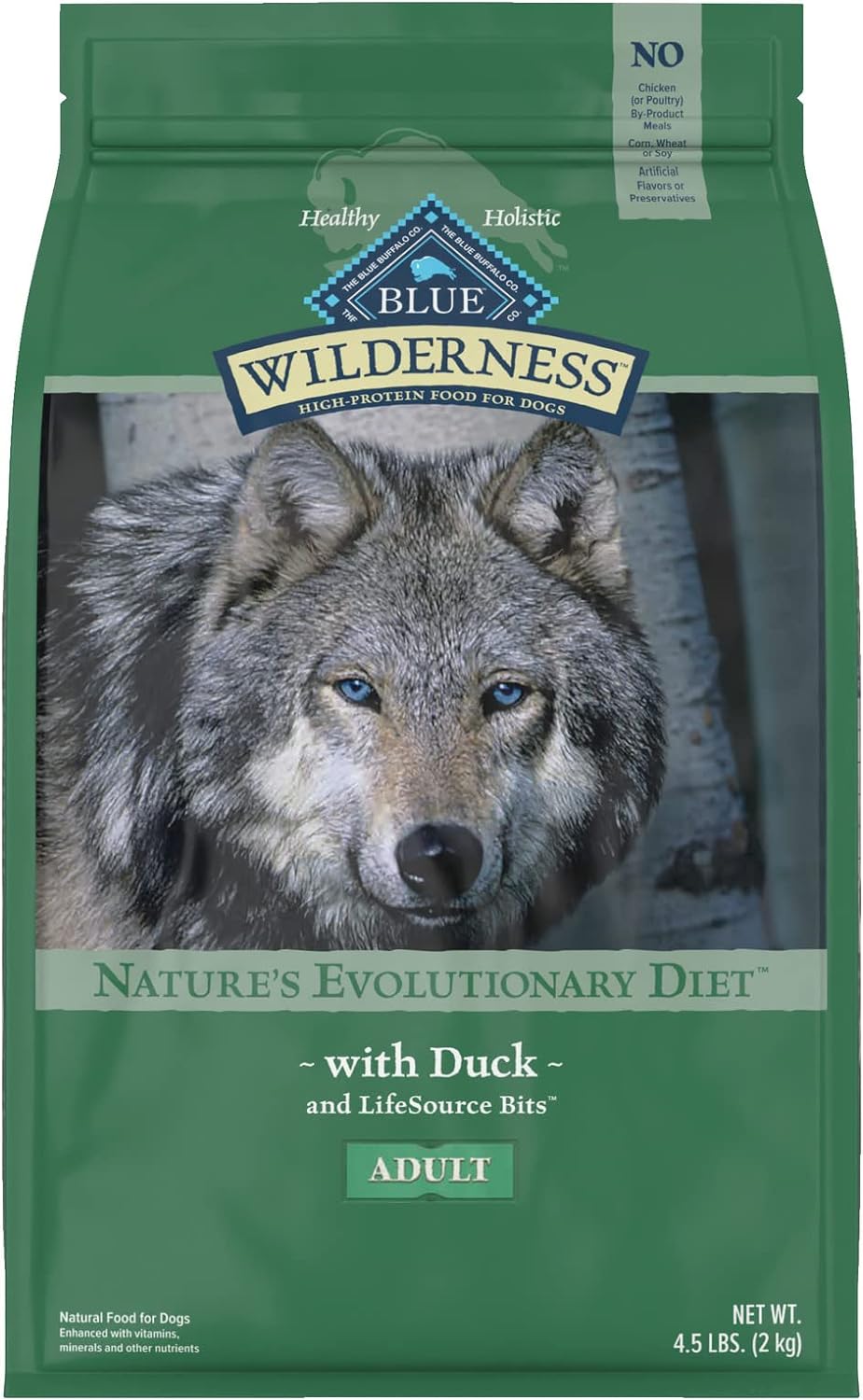 Blue Wilderness Adult Duck Recipe Grain-Free Dry Dog Food – Gallery Image 1