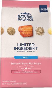Natural Balance L.I.D. Limited Ingredient Diets Salmon & Brown Rice Puppy Dry Dog Food