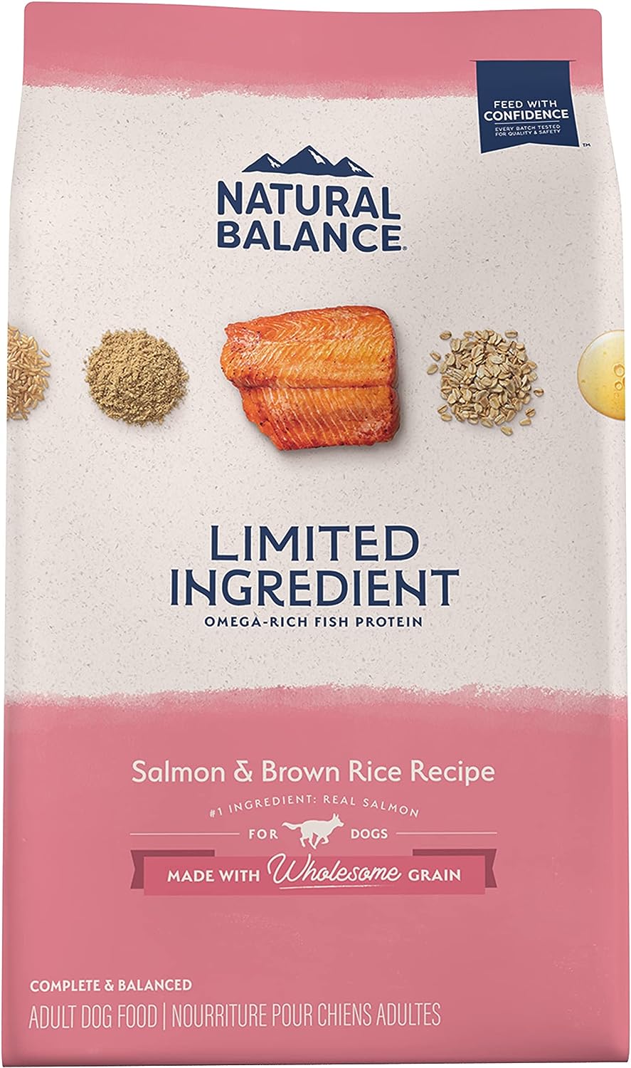 Natural Balance L.I.D. Limited Ingredient Diets Salmon & Brown Rice Dry Dog Food – Gallery Image 1