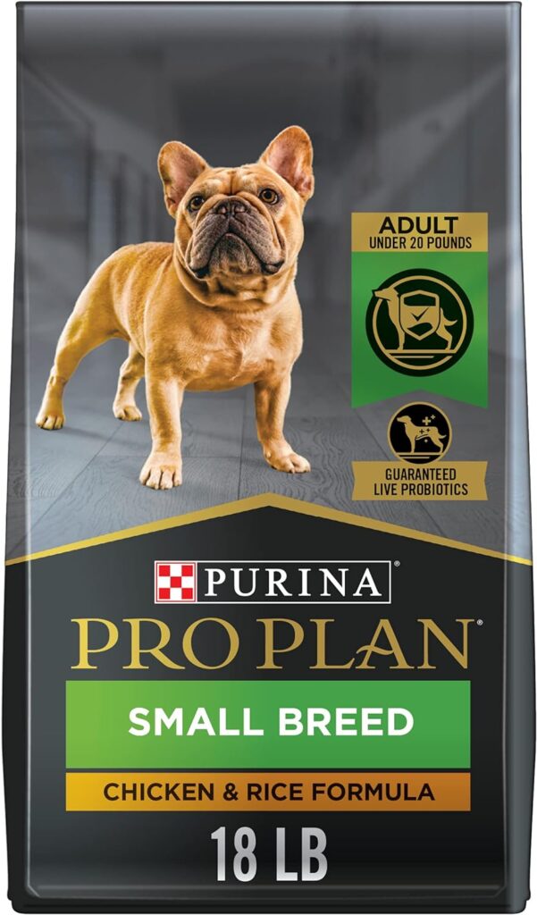 Purina Pro Plan Adult Small Breed Chicken & Rice Formula Dry Dog Food