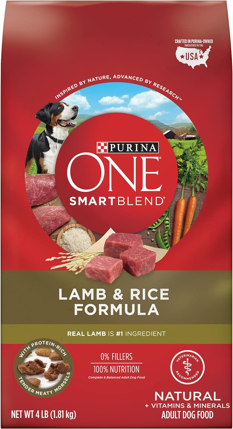 Purina One SmartBlend Lamb & Rice Formula Natural Adult Dry Dog Food – Gallery Image 1