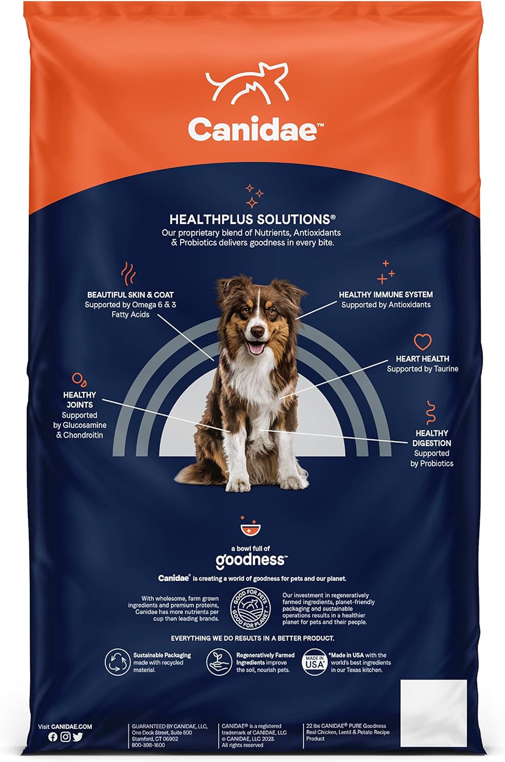 Canidae Pure Grain-Free Real Chicken, Lentil & Pea Recipe Dry Dog Food – Gallery Image 4