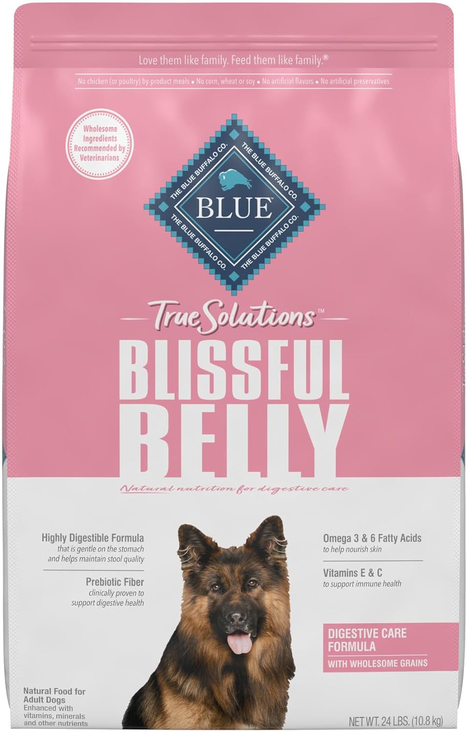 Blue True Solutions Blissful Belly Digestive Care Formula Dry Dog Food – Gallery Image 1