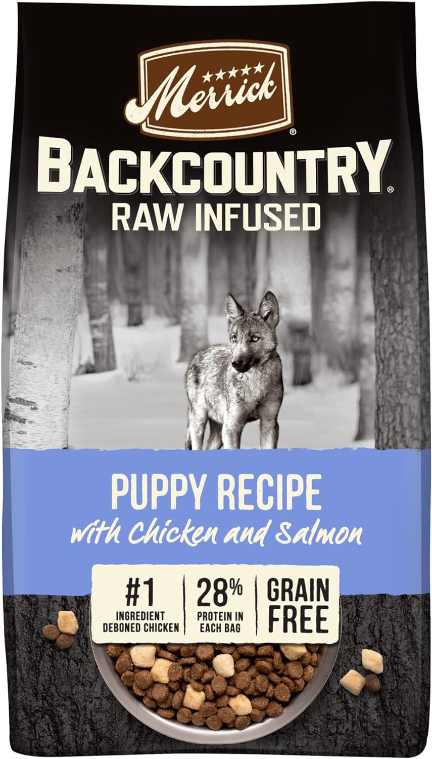 Merrick Backcountry Raw Infused Puppy Recipe Dry Dog Food – Gallery Image 1