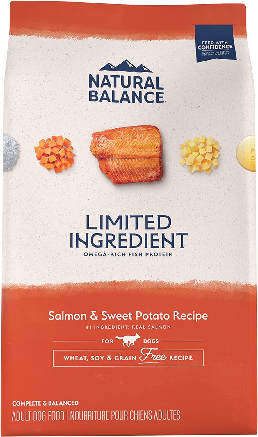 Natural Balance L.I.D. Limited Ingredient Diets Grain-Free Salmon & Sweet Potato Dry Dog Food – Gallery Image 1