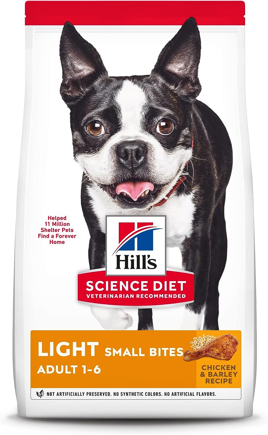 Hill’s Science Diet Adult Light Small Bites with Chicken Meal & Barley Dry Dog Food – Gallery Image 1