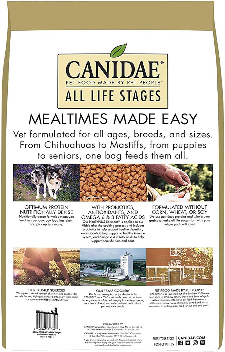 Canidae All Life Stages Multi-Protein Formula Chicken, Turkey, Lamb, and Fish Meals Dry Dog Food – Gallery Image 4