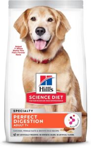 Hill’s Science Diet Adult 7+ Perfect Digestion Chicken, Whole Oats & Brown Rice Recipe Dry Dog Food