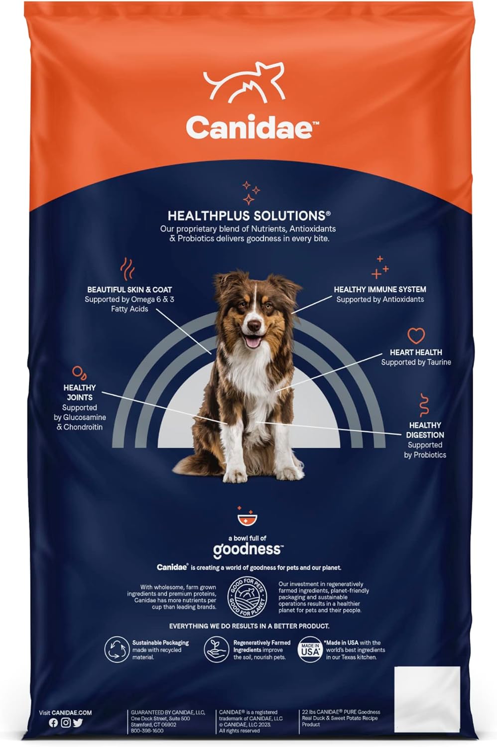 Canidae Pure Grain-Free Real Duck & Sweet Potato Recipe Dry Dog Food – Gallery Image 3