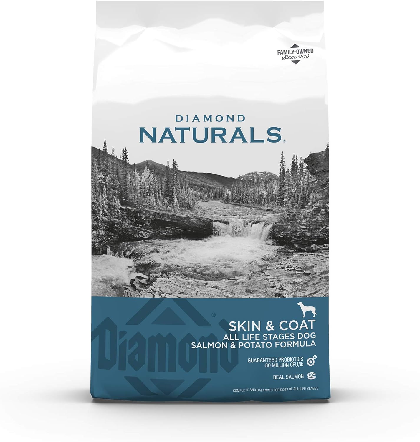Diamond Naturals Skin & Coat Formula All Life Stages Salmon & Potato Formula Dry Dog Food – Gallery Image 1