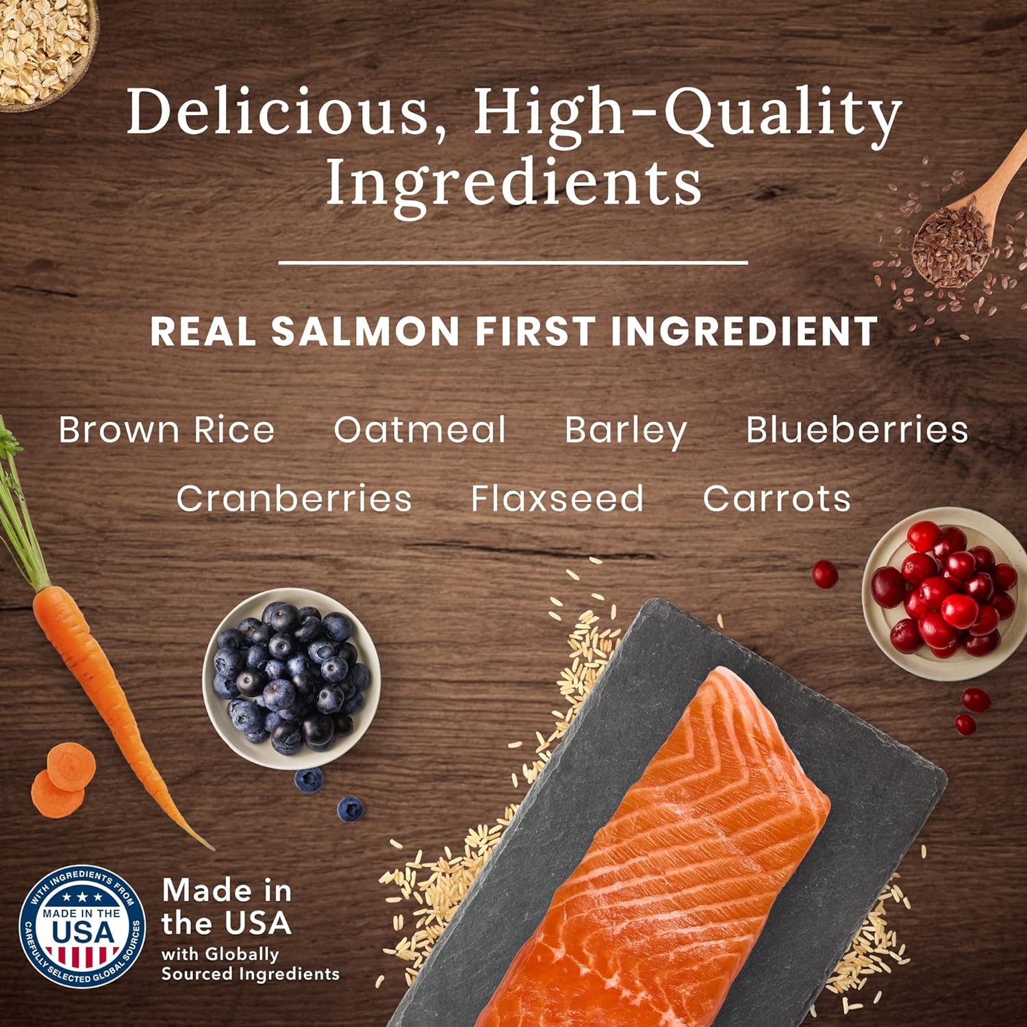 Blue Wilderness Adult Salmon with Grains Recipe Dry Dog Food – Gallery Image 3