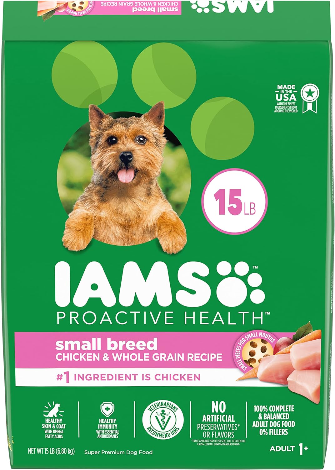 Iams Adult Small Breed Dry Dog Food – Gallery Image 1