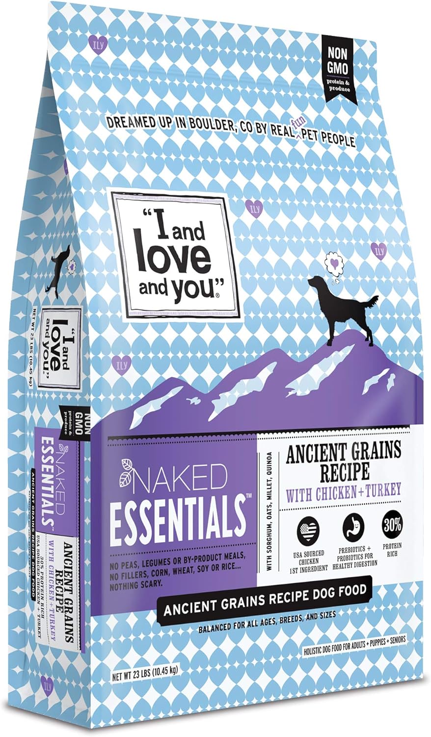 I and Love and You Naked Essentials Ancient Grains Recipe with Chicken + Turkey Dry Dog Food – Gallery Image 1