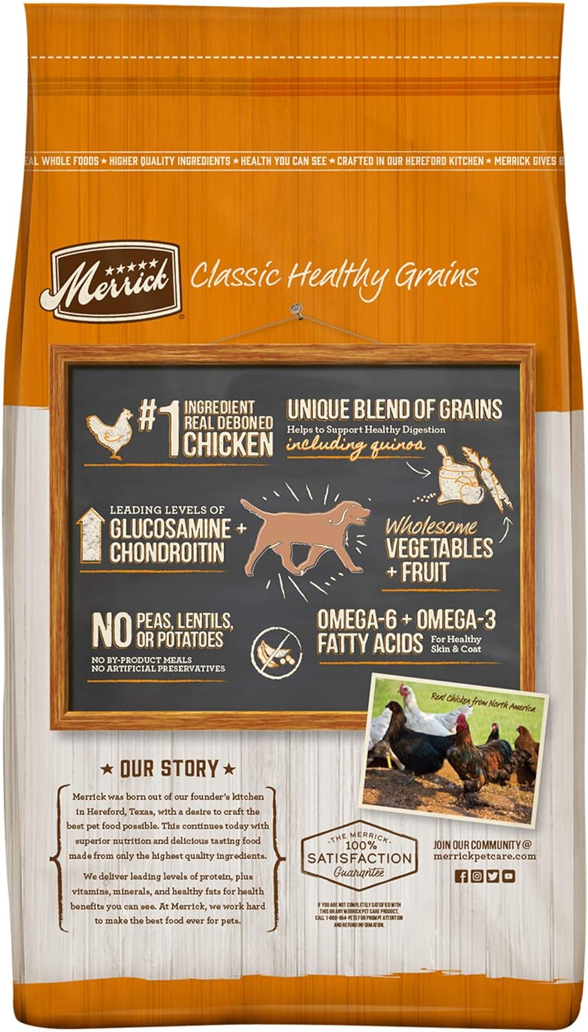 Merrick Classic Healthy Grains Real Chicken + Brown Rice Recipe with Ancient Grains Dry Dog Food – Gallery Image 10