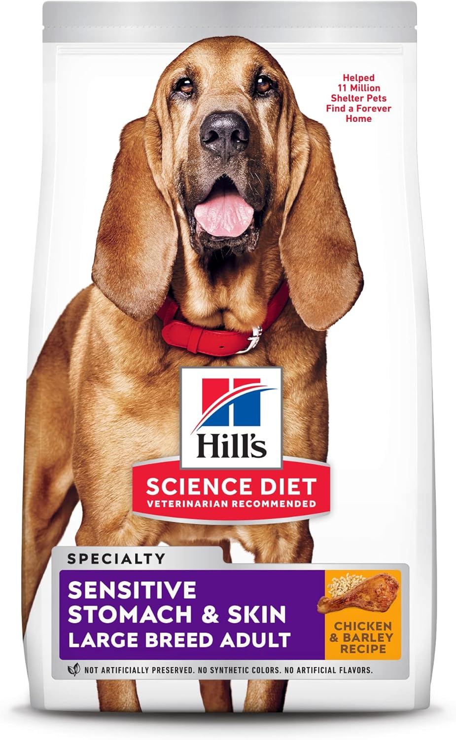 Hill’s Science Diet Adult Sensitive Stomach & Skin Large Breed Chicken Recipe Dry Dog Food – Gallery Image 1