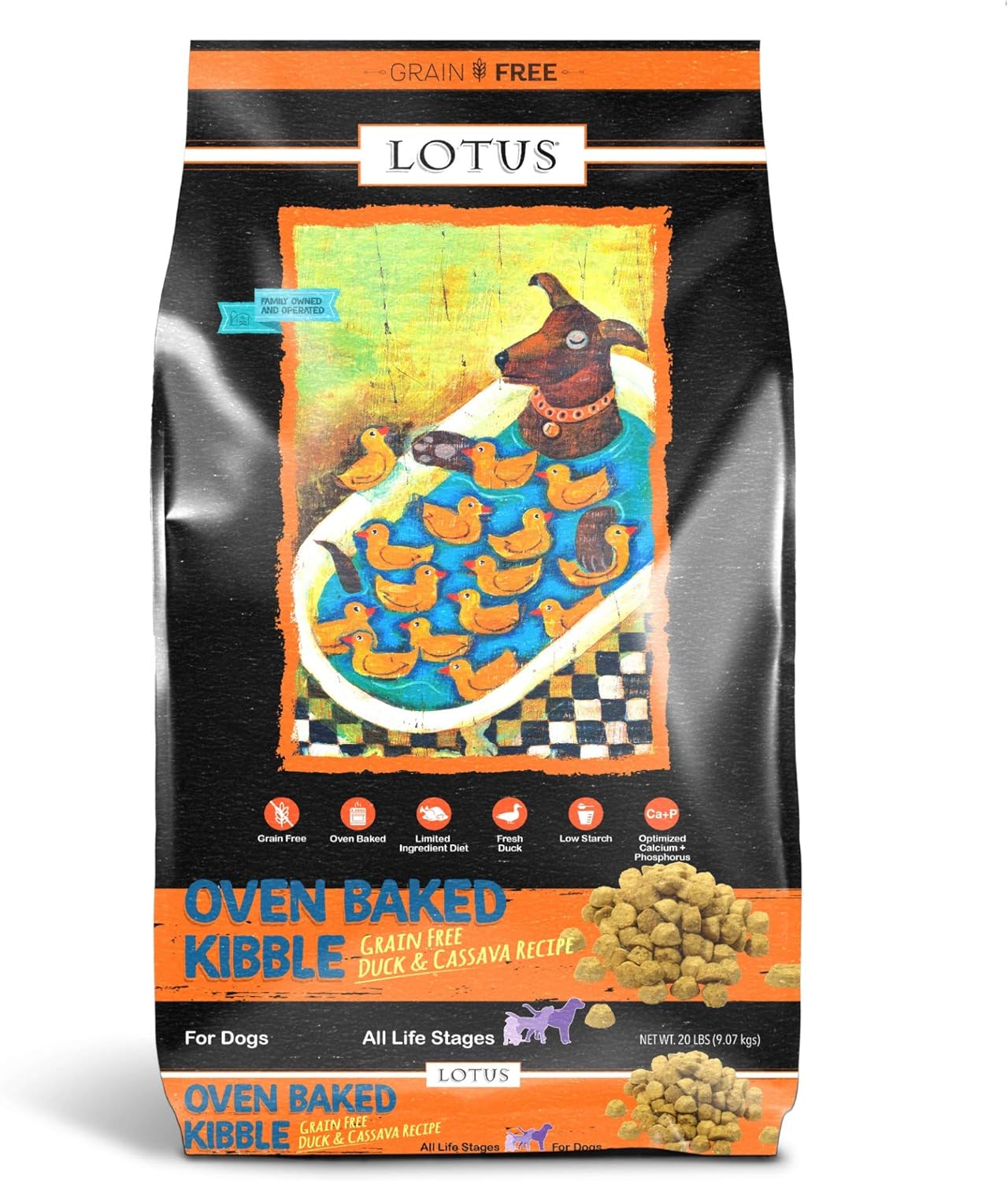 Lotus Oven Baked Regular Bites Duck Recipe Dry Dog Food – Gallery Image 1