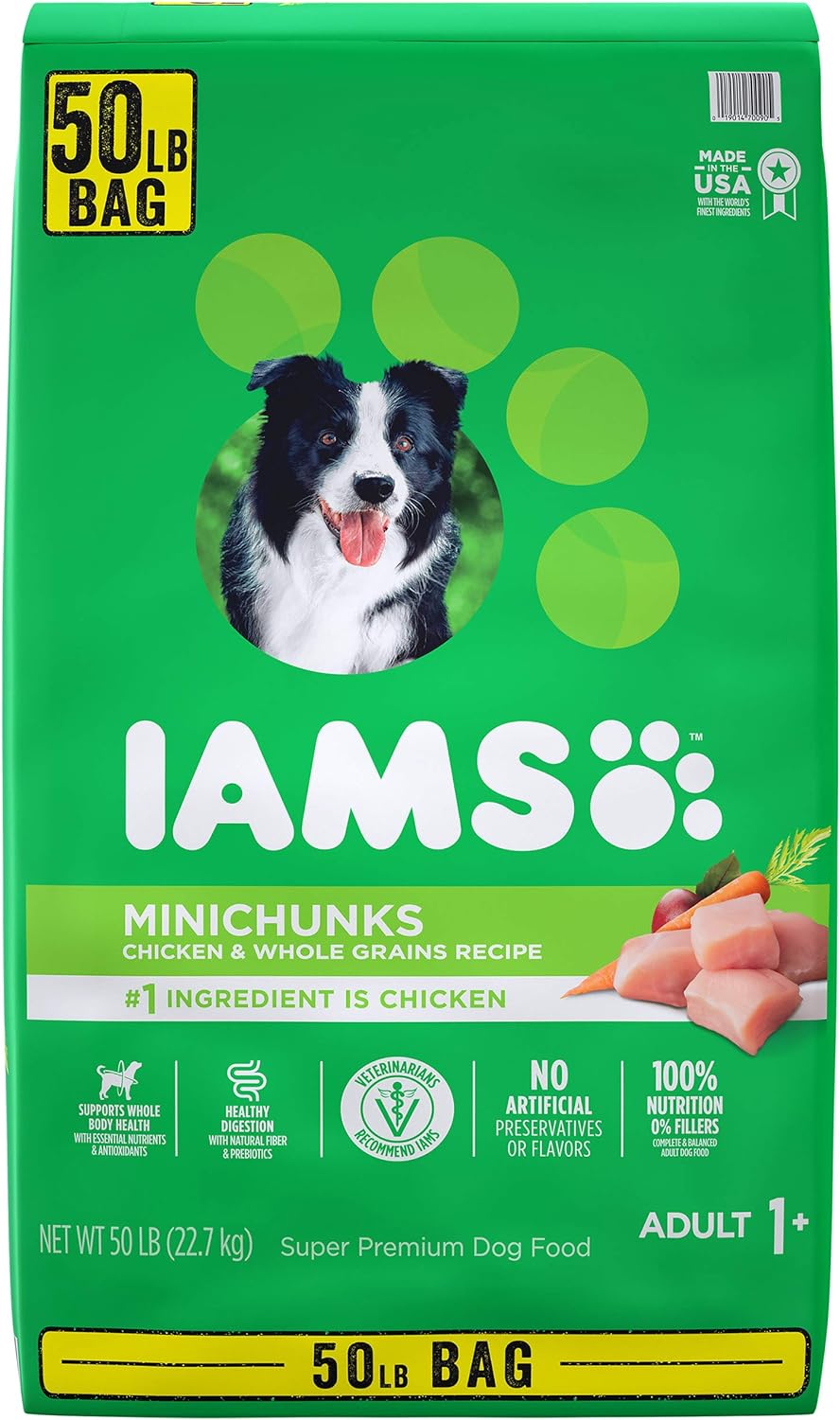 Iams Adult Minichunks Dry Dog Food – Gallery Image 1