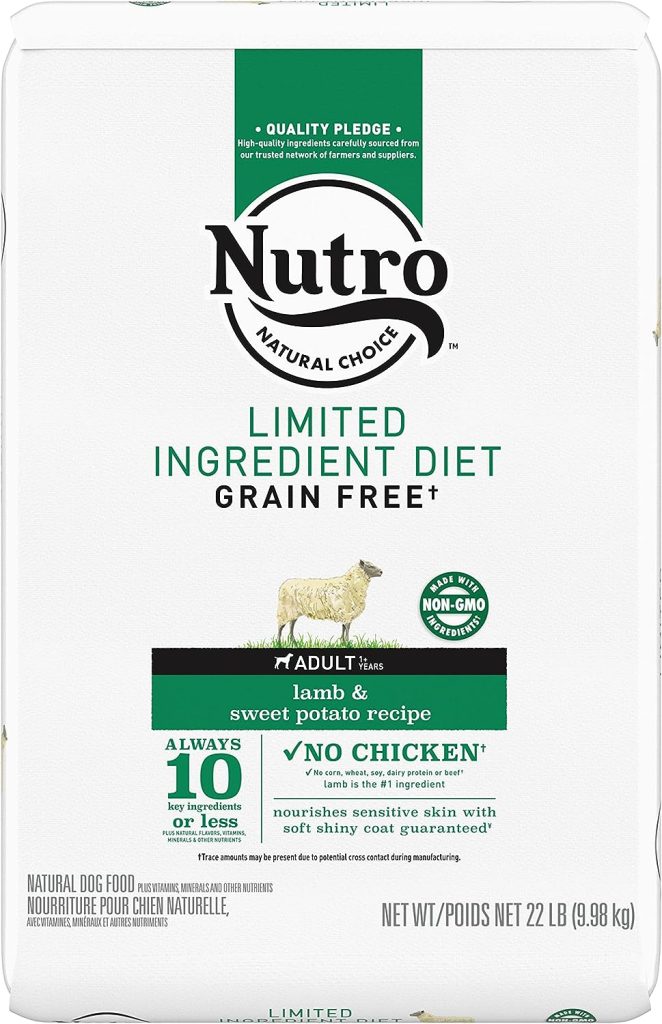 Nutro Limited Ingredient Diet Grain-Free Adult Lamb & Sweet Potato Recipe Dry Dog Food