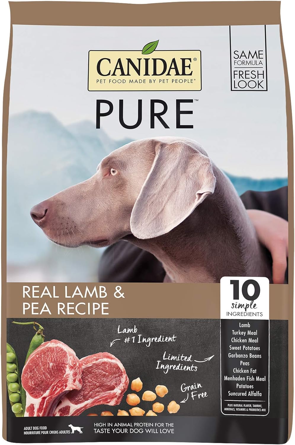 Canidae Pure Grain-Free Real Lamb & Pea Recipe Dry Dog Food – Gallery Image 1