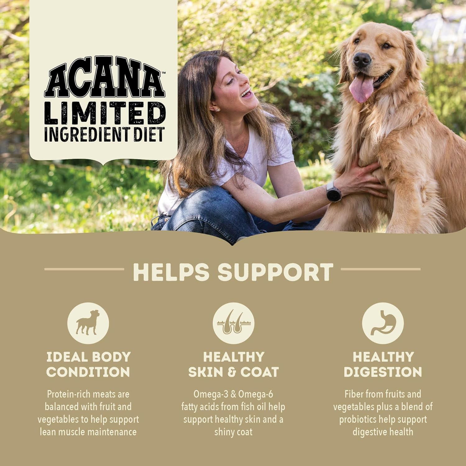 Acana Singles Limited Ingredient Diet Duck & Pear Recipe Dry Dog Food – Gallery Image 4