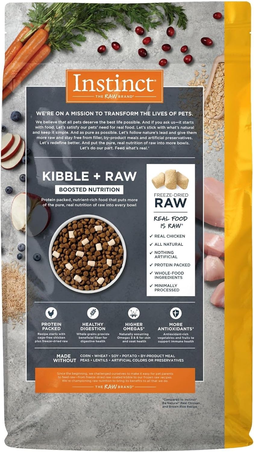 Instinct Raw Boost Whole Grain Recipe with Real Chicken & Brown Rice Dry Dog Food – Gallery Image 2