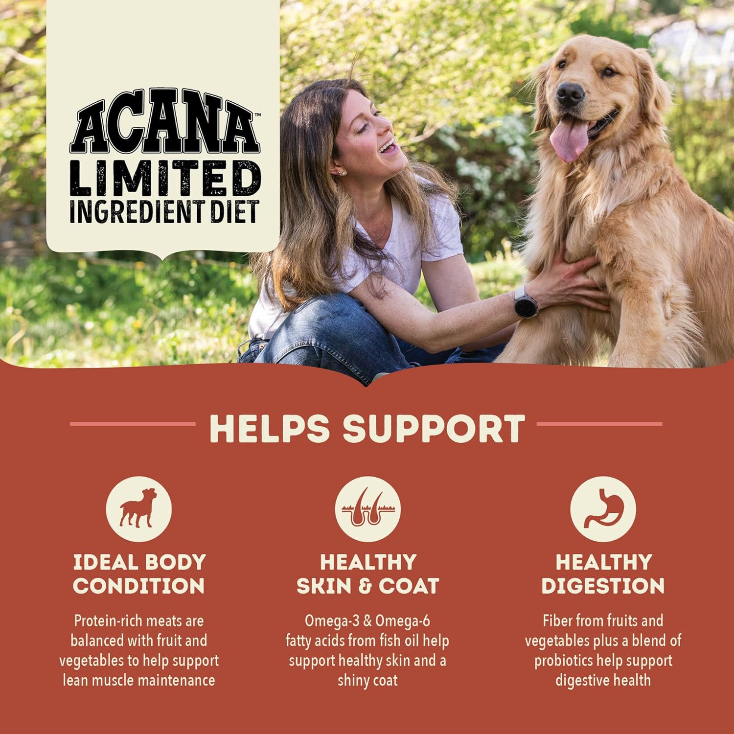 Acana Singles Limited Ingredient Diet Beef & Pumpkin Recipe Dry Dog Food – Gallery Image 4