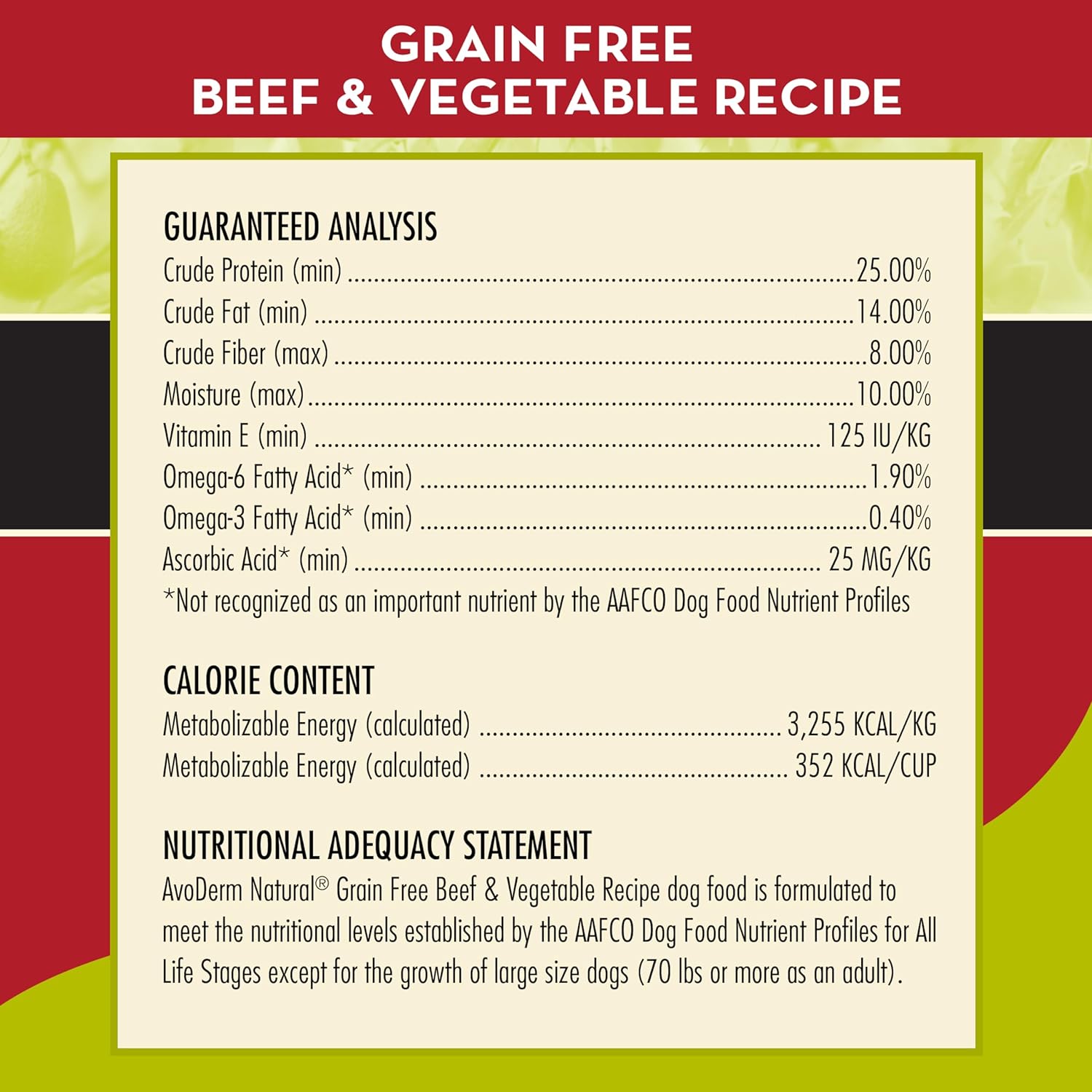 AvoDerm Grain-Free Beef & Vegetables Recipe Dry Dog Food – Gallery Image 5