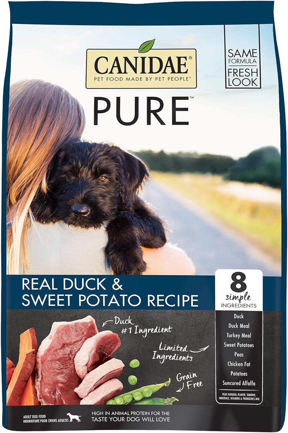 Canidae Pure Grain-Free Real Duck & Sweet Potato Recipe Dry Dog Food – Gallery Image 1