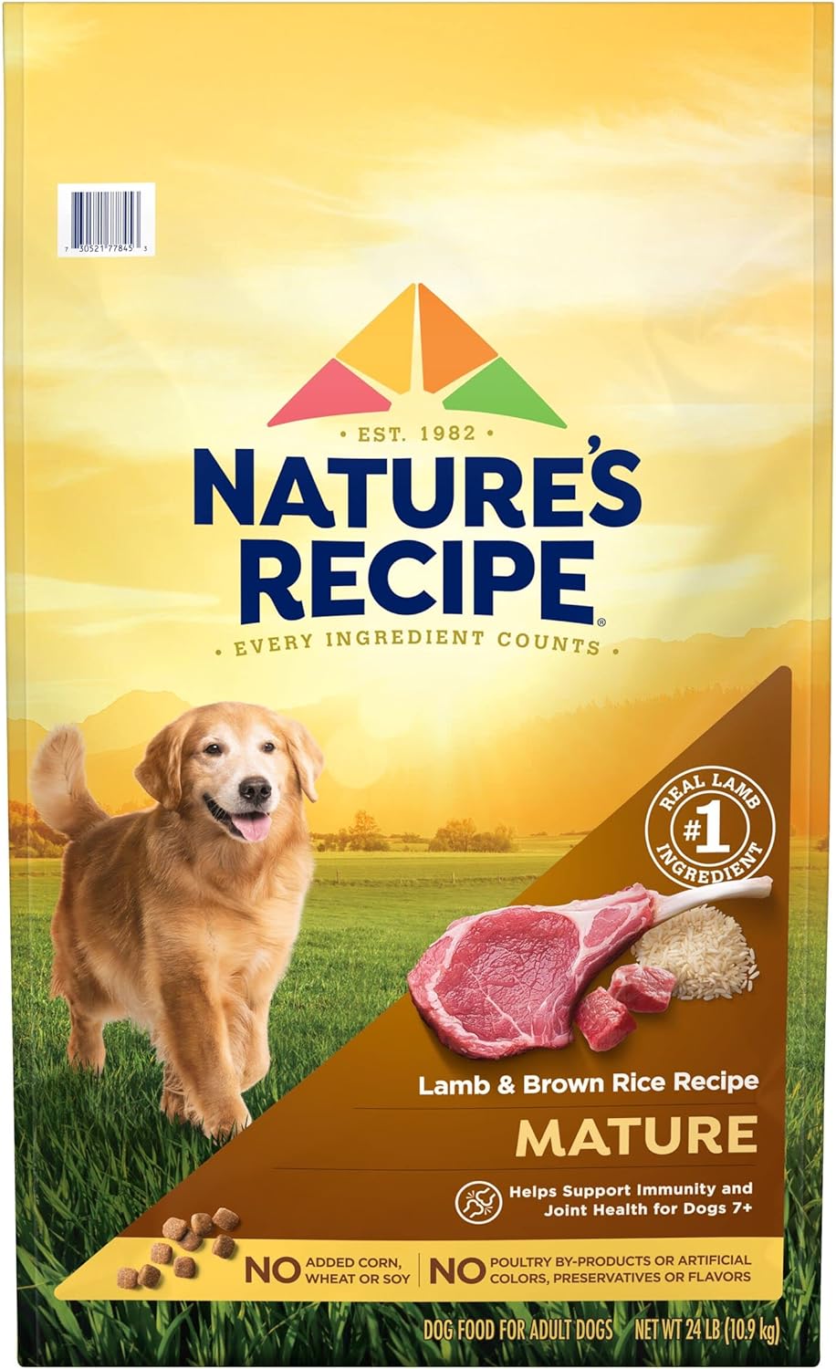 Nature’s Recipe Original Adult Lamb Meal & Rice Recipe Dry Dog Food – Gallery Image 1