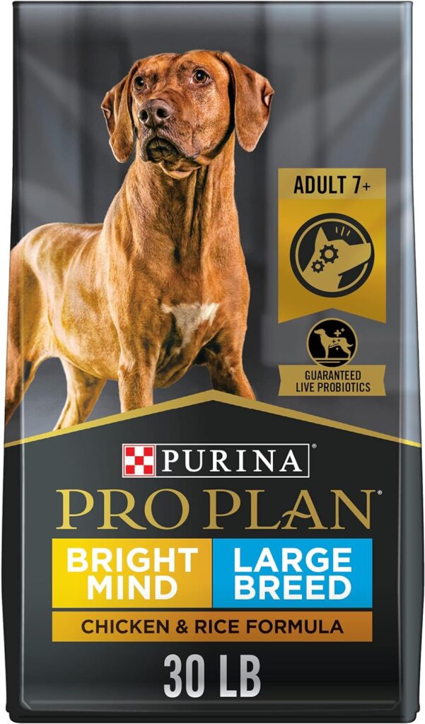 Purina Pro Plan Adult 7+ Bright Mind Large Breed Chicken & Rice Formula Dry Dog Food
