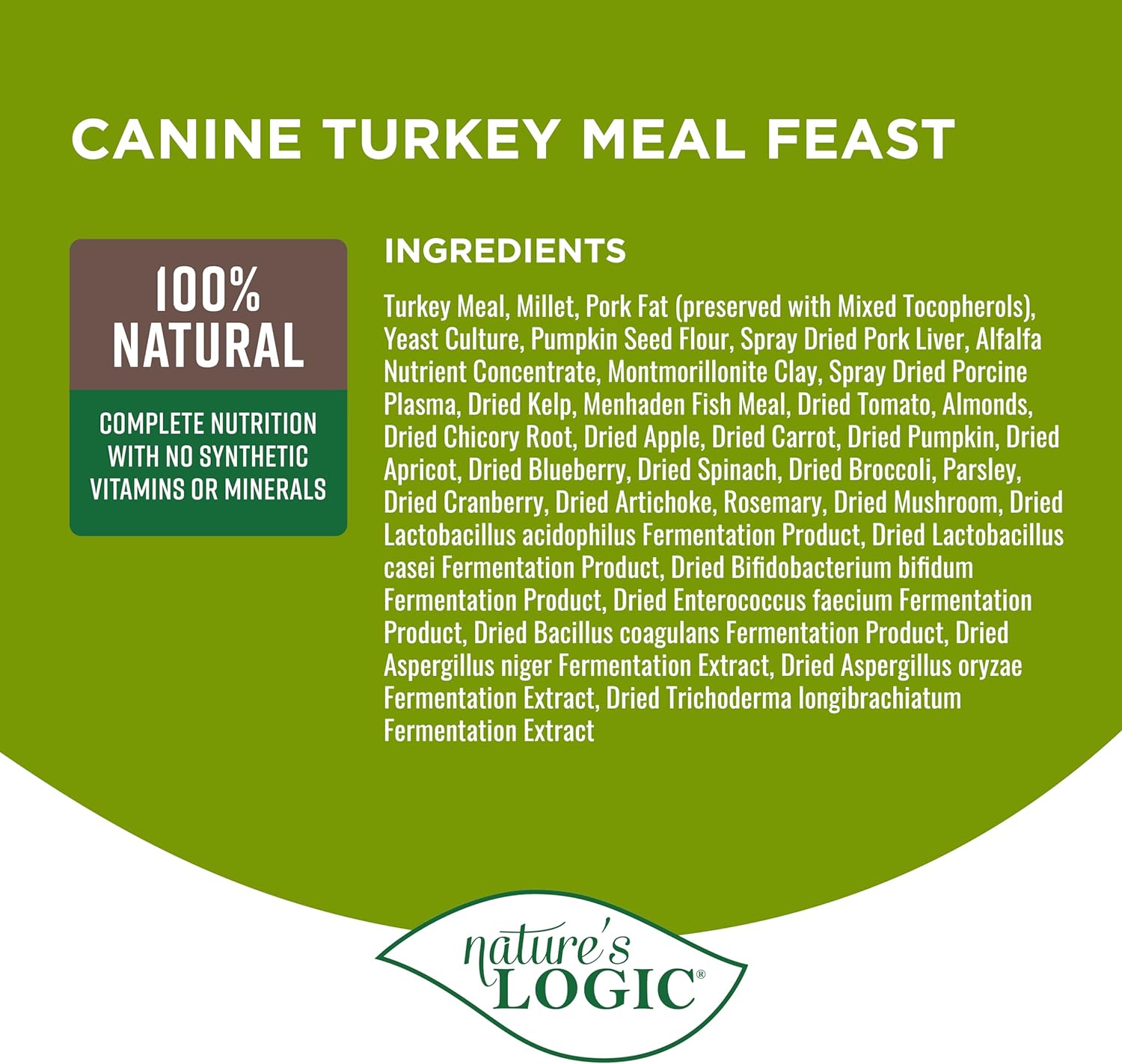 Nature’s Logic Canine Turkey Meal Feast Dry Dog Food – Gallery Image 4