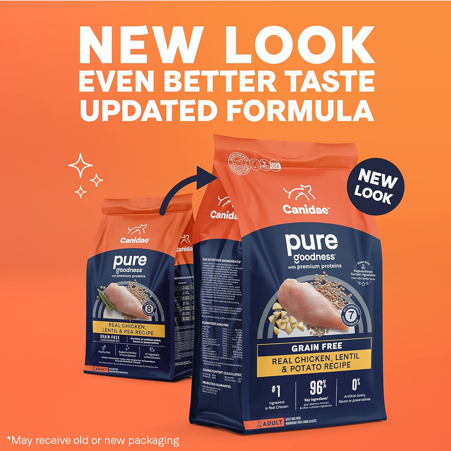Canidae Pure Grain-Free Real Chicken, Lentil & Pea Recipe Dry Dog Food – Gallery Image 2
