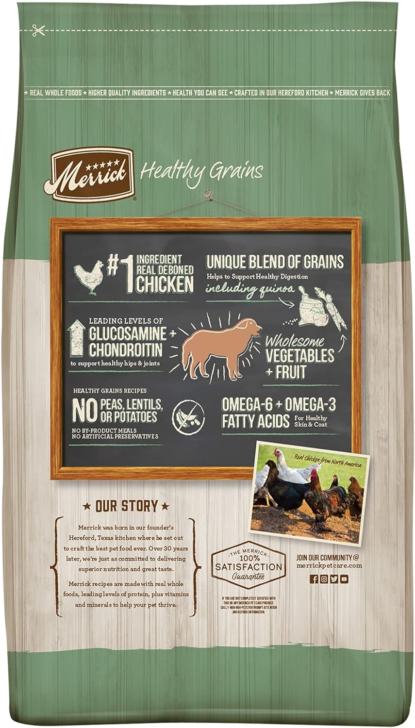 Merrick Healthy Grains Senior Recipe Dry Dog Food – Gallery Image 10