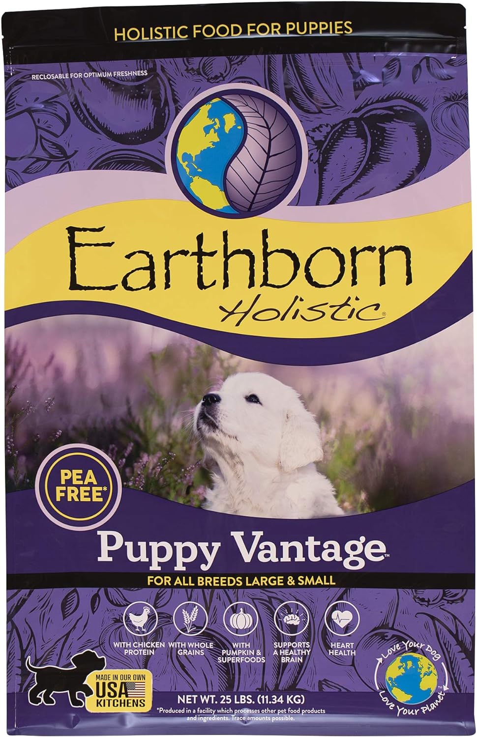 Earthborn Holistic Puppy Vantage Dry Dog Food – Gallery Image 1