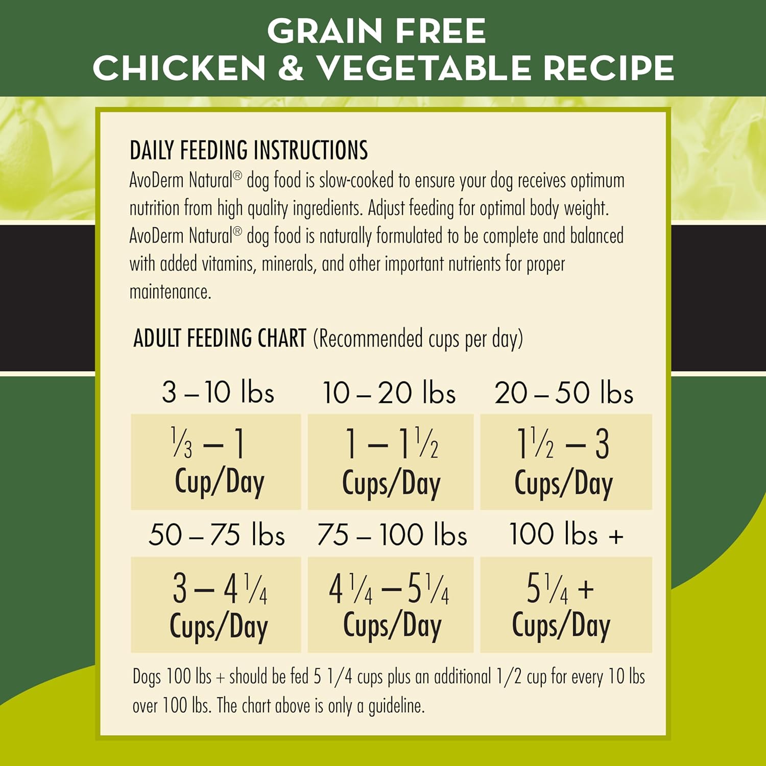 AvoDerm Natural Grain-Free Chicken & Vegetables Recipe Dry Dog Food – Gallery Image 6