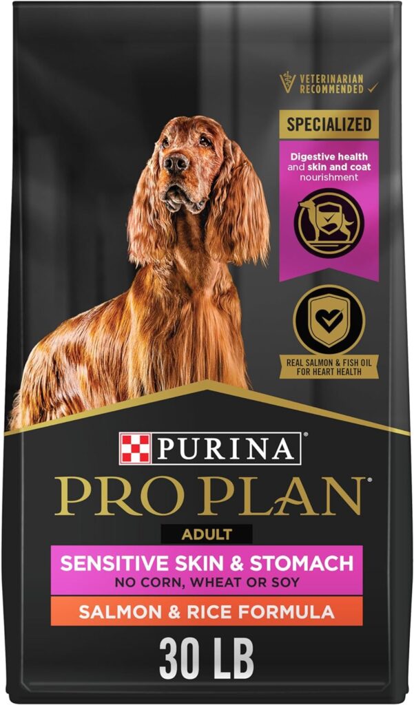Purina Pro Plan Adult Sensitive Skin & Stomach Salmon & Rice Formula Dry Dog Food