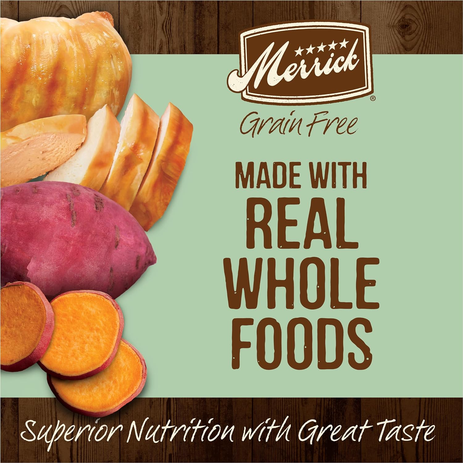 Merrick Grain-Free Senior Real Chicken + Sweet Potato Recipe Dry Dog Food – Gallery Image 2