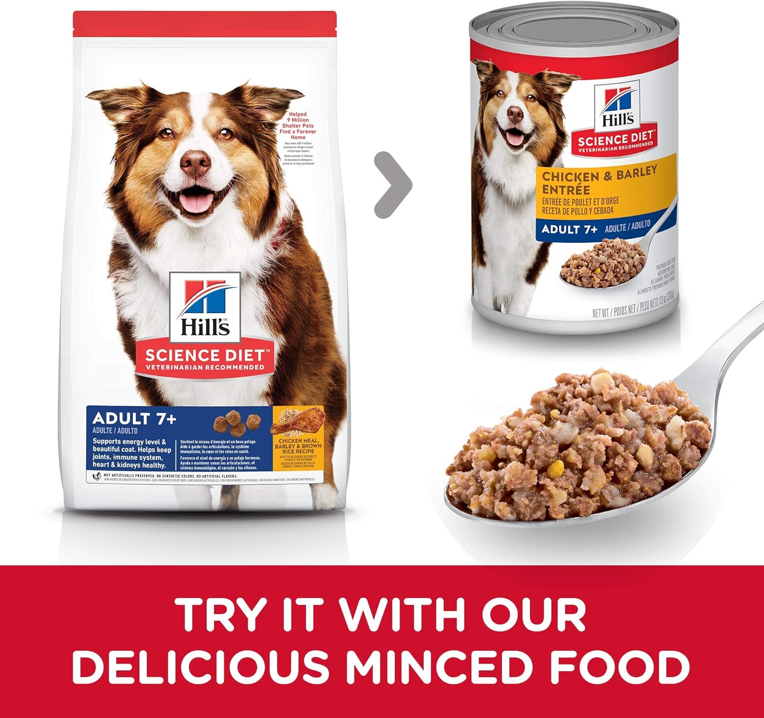 Hill’s Science Diet Adult 7+ Chicken Meal, Barley & Rice Recipe Dry Dog Food – Gallery Image 8