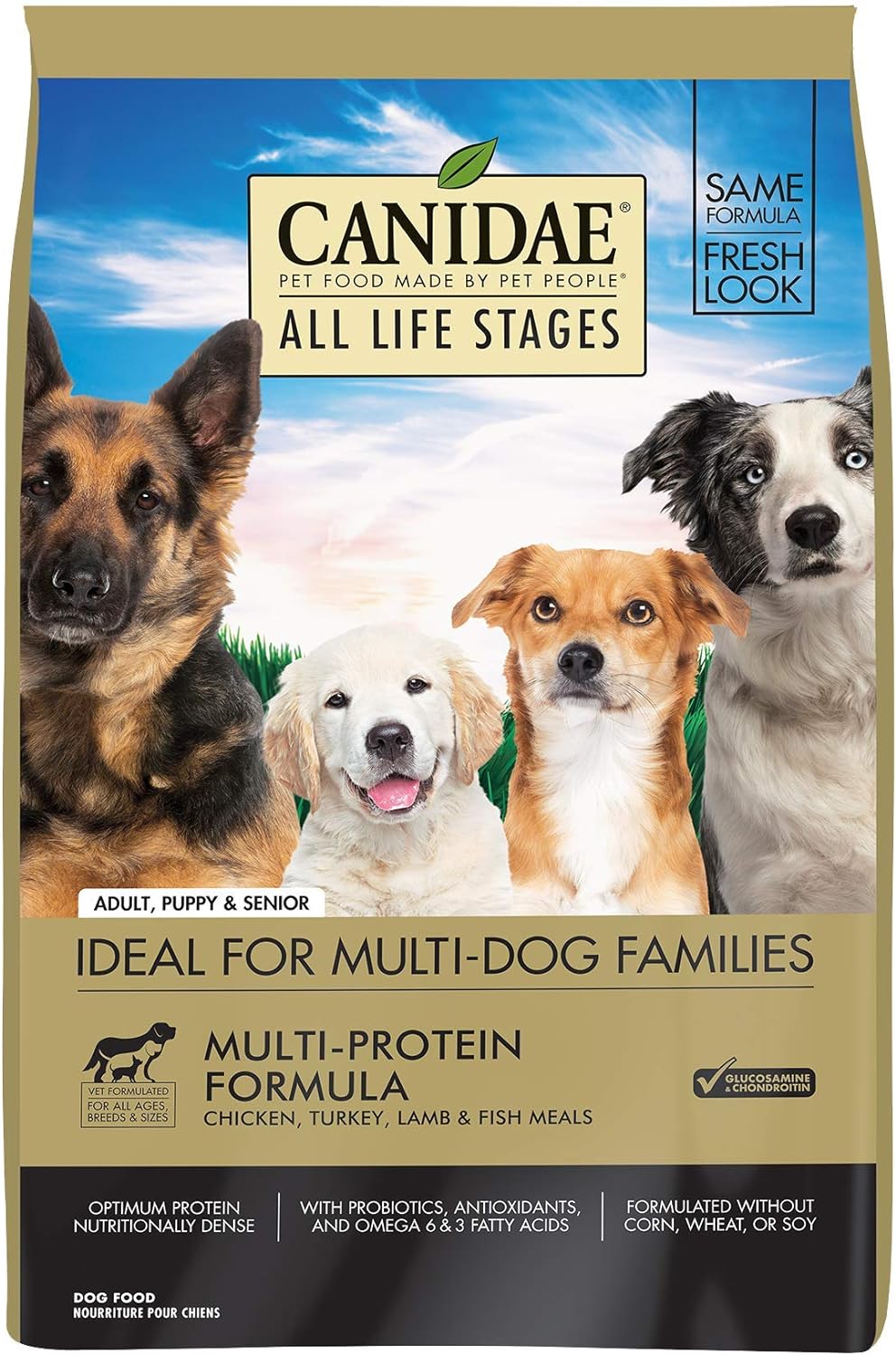 Canidae All Life Stages Multi-Protein Formula Chicken, Turkey, Lamb, and Fish Meals Dry Dog Food – Gallery Image 1