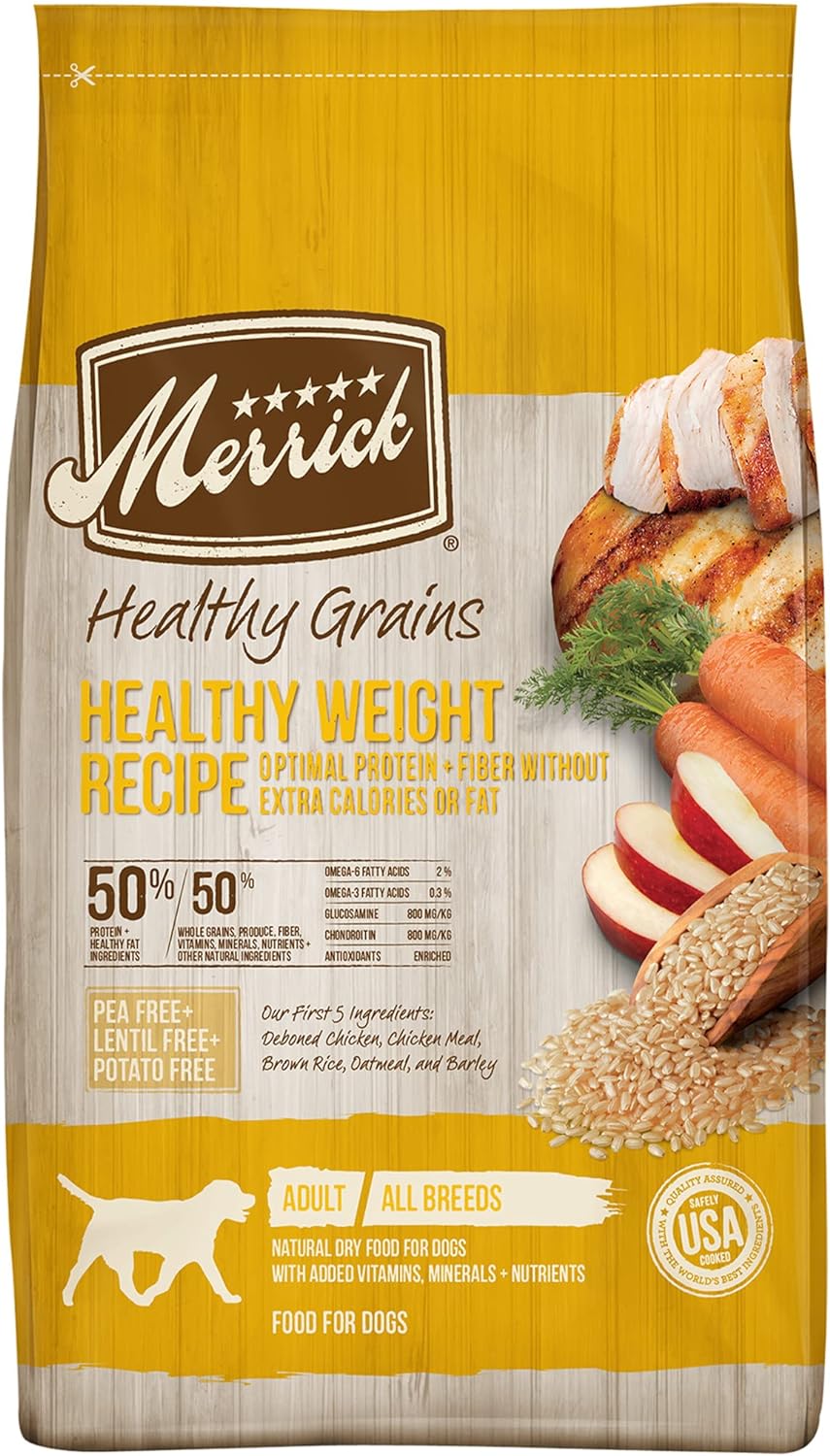 Merrick Healthy Grains Healthy Weight Recipe Dry Dog Food – Gallery Image 1