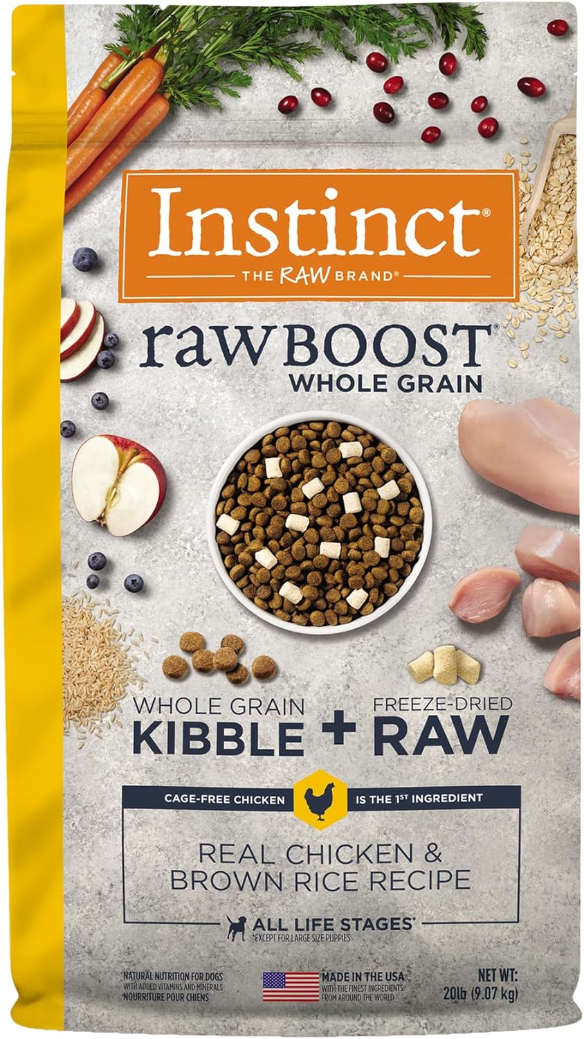 Instinct Raw Boost Whole Grain Recipe with Real Chicken & Brown Rice Dry Dog Food – Gallery Image 1