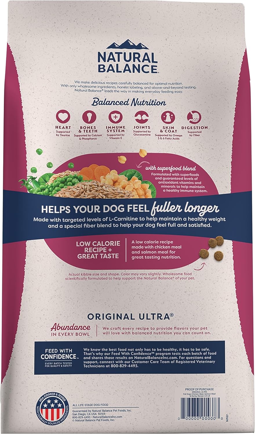 Natural Balance Fat Dogs Low Calorie Dry Dog Food – Gallery Image 2