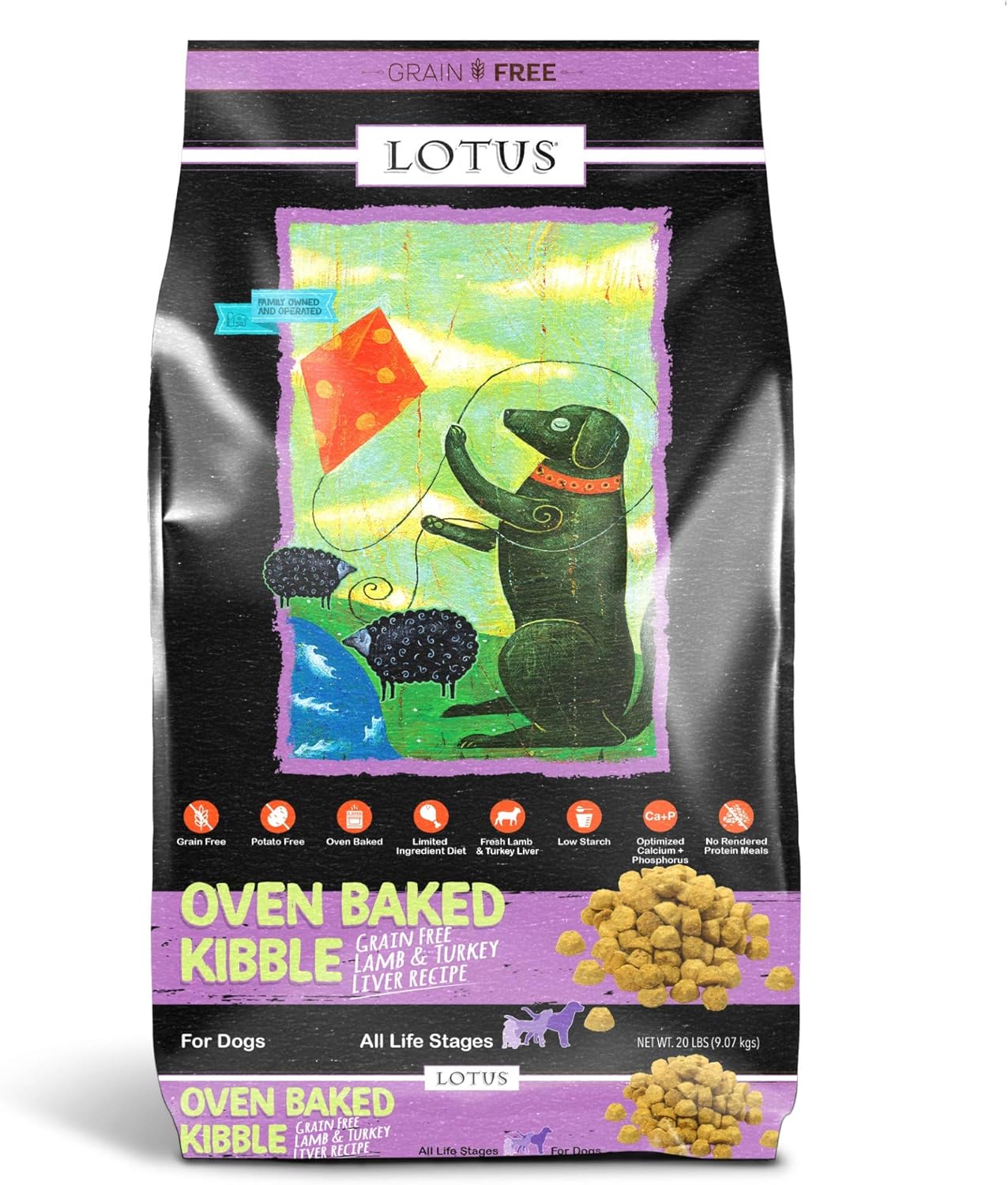 Lotus Oven Baked Regular Bites Lamb Recipe Dry Dog Food – Gallery Image 1