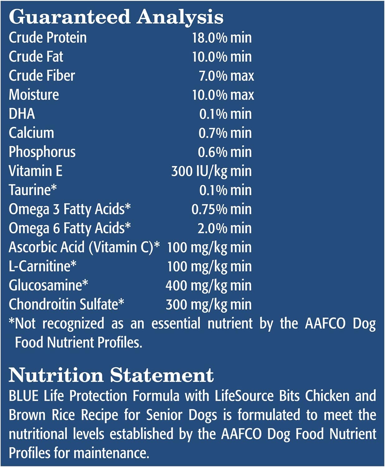 Blue Life Protection Formula Senior Chicken and Brown Rice Recipe Dry Dog Food – Gallery Image 9
