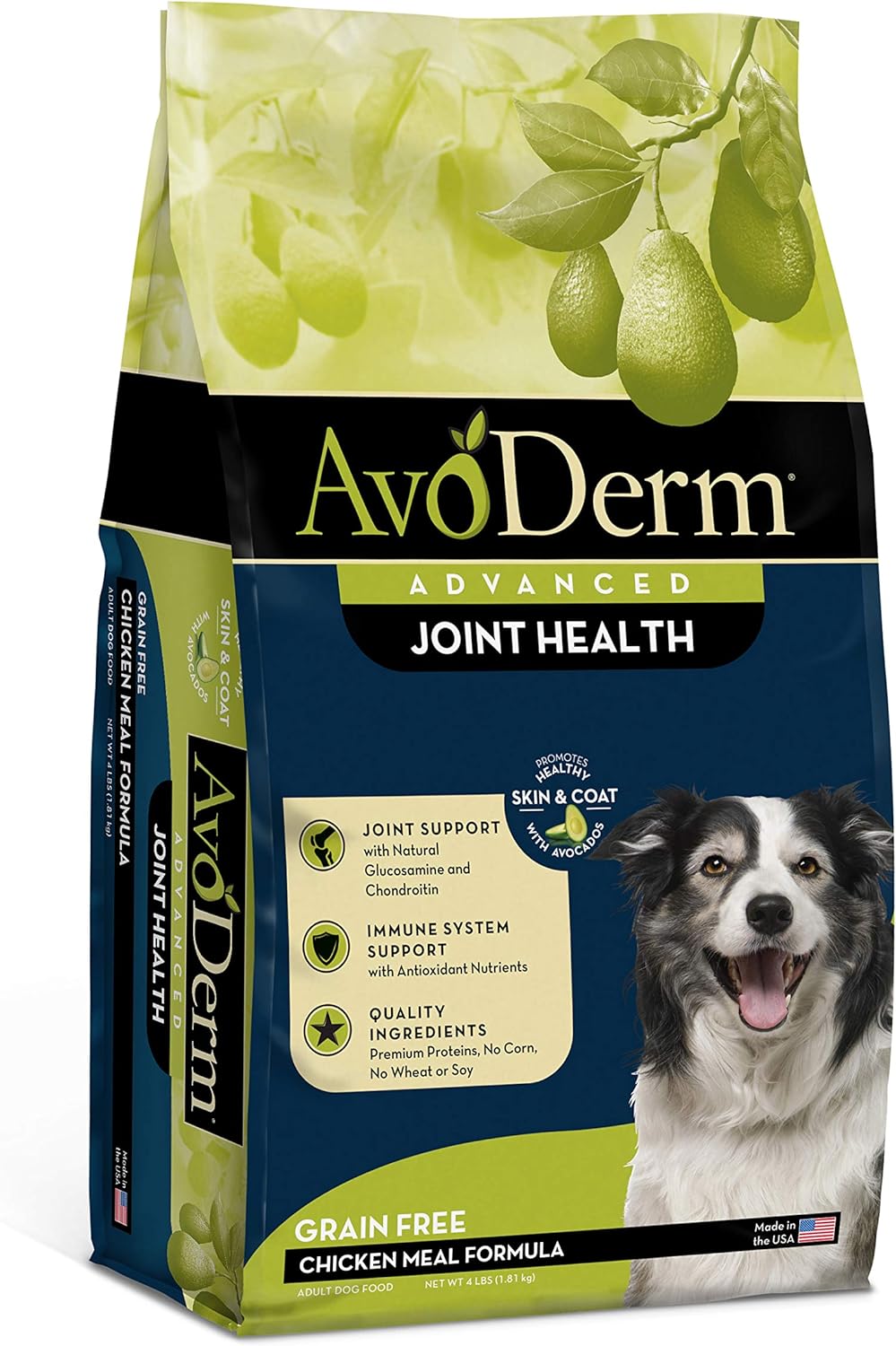 AvoDerm Natural Joint Health Grain-Free Chicken Meal Formula Dry Dog Food – Gallery Image 1
